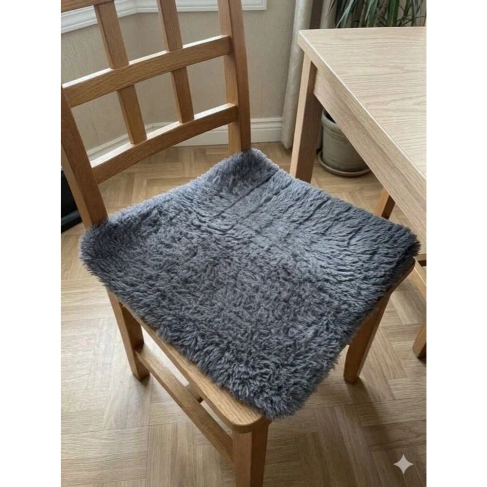 Soft Thick Plush Chair Pad, Stool Mat